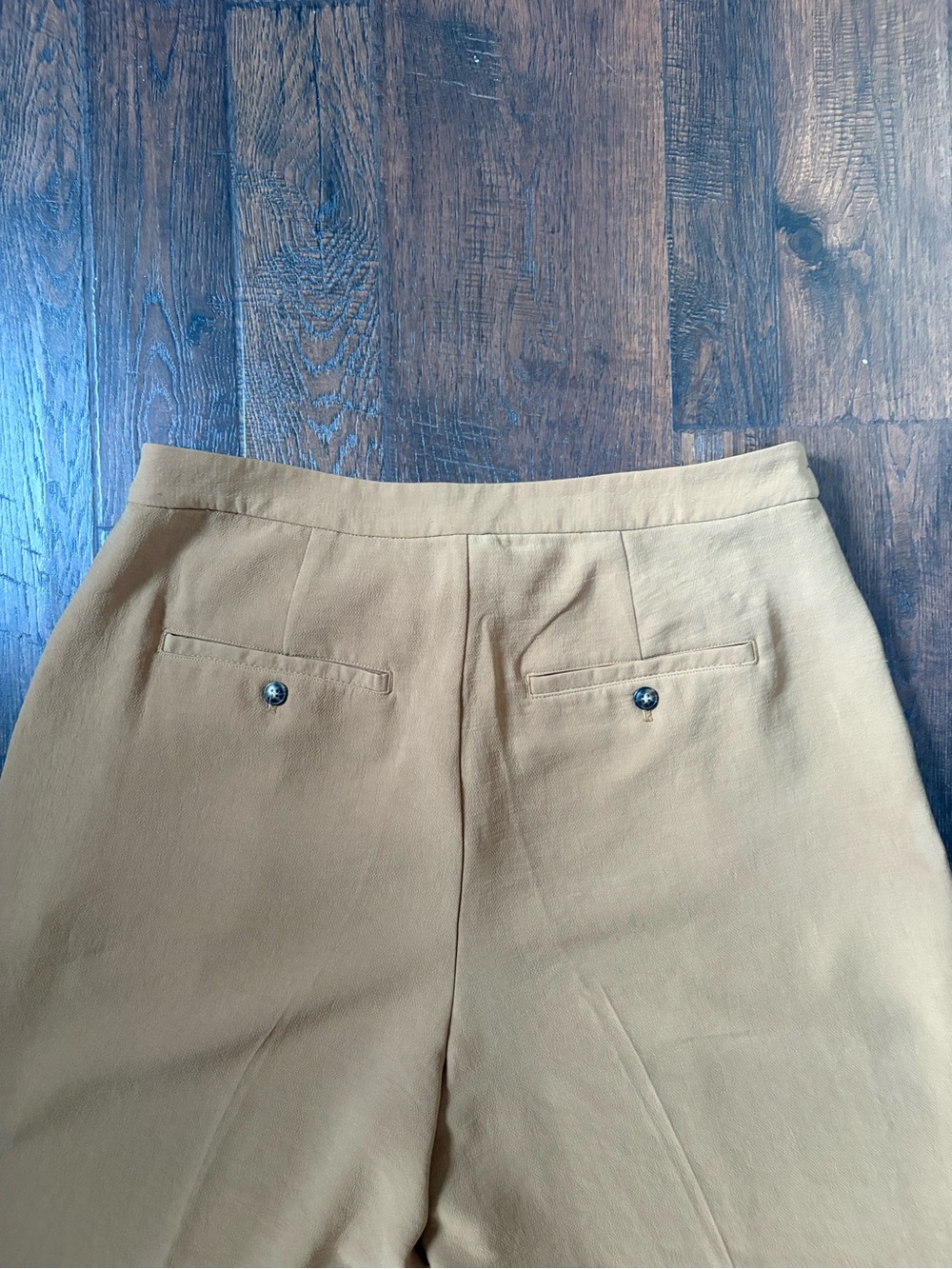 Madewell Camel Wide Leg Trouser Pants High Rise Size 14 - Picture 7 of 8